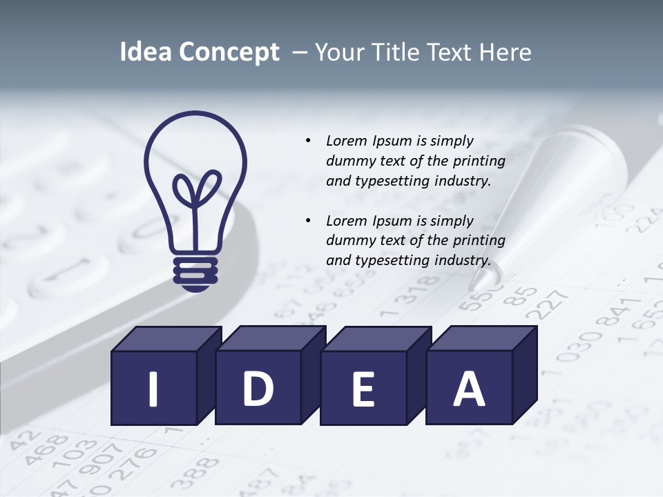 Asset Business Data PowerPoint Template