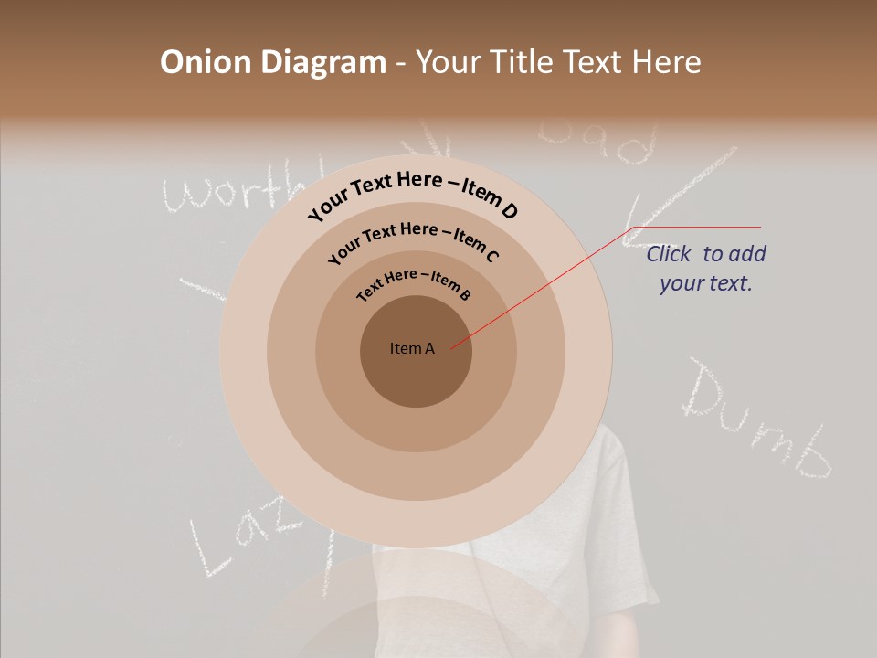 Worthless Shame Youth PowerPoint Template