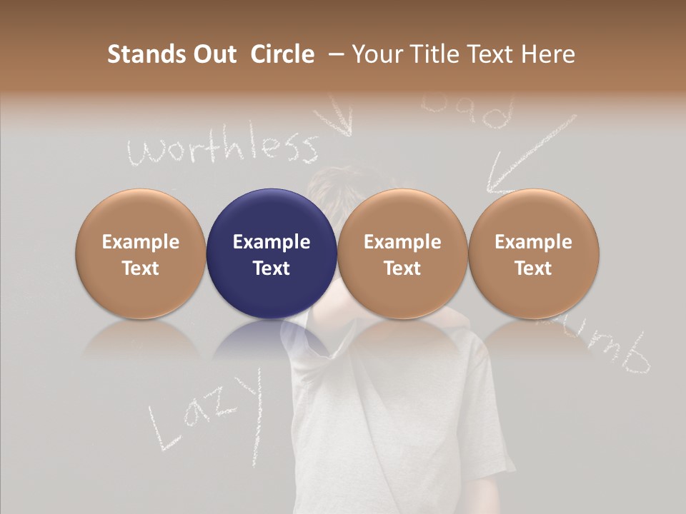 Worthless Shame Youth PowerPoint Template