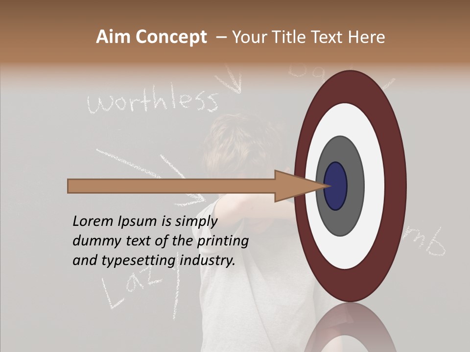 Worthless Shame Youth PowerPoint Template