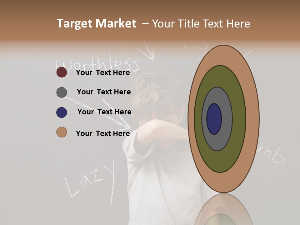 Worthless Shame Youth PowerPoint Template