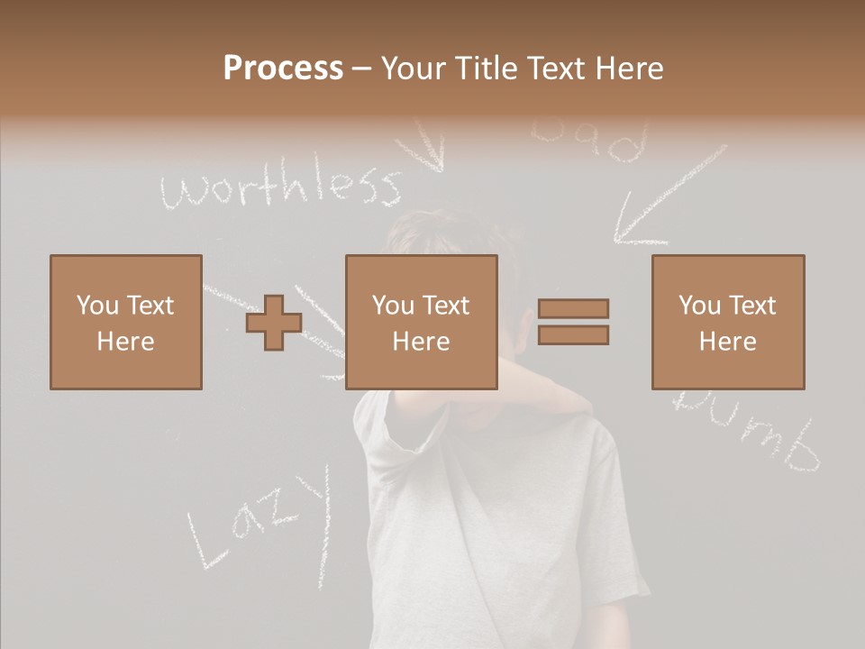 Worthless Shame Youth PowerPoint Template