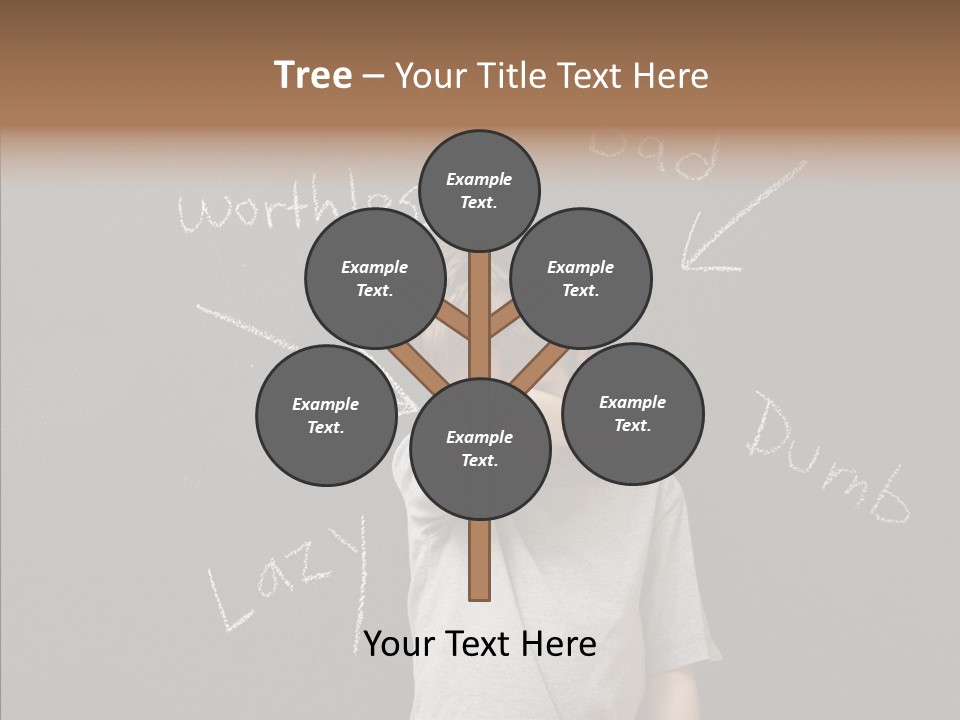 Worthless Shame Youth PowerPoint Template