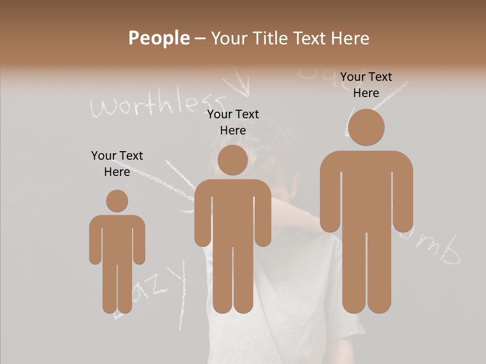 Worthless Shame Youth PowerPoint Template