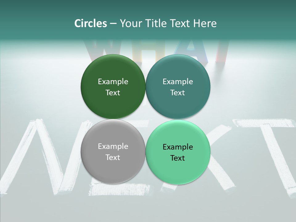 Change White Perspective PowerPoint Template