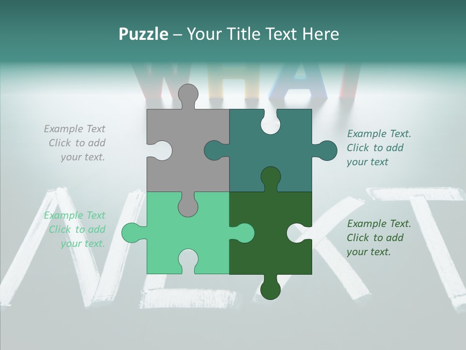 Change White Perspective PowerPoint Template