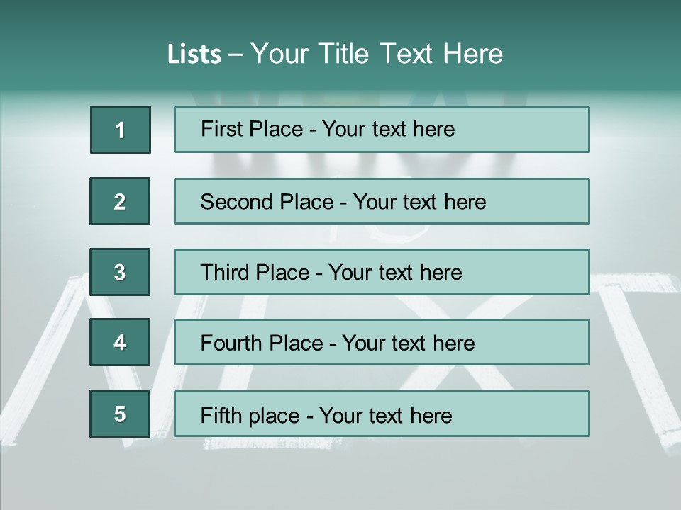 Change White Perspective PowerPoint Template