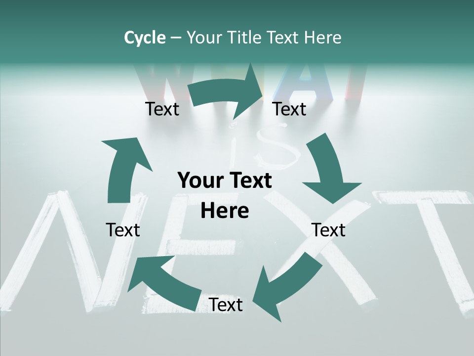 Change White Perspective PowerPoint Template