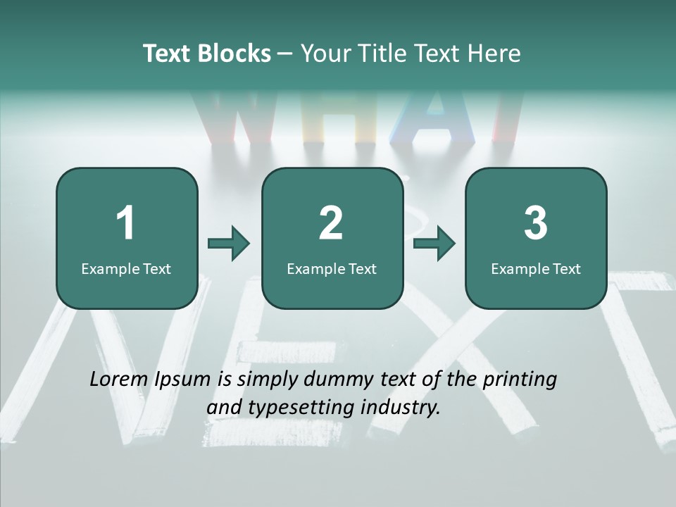 Change White Perspective PowerPoint Template