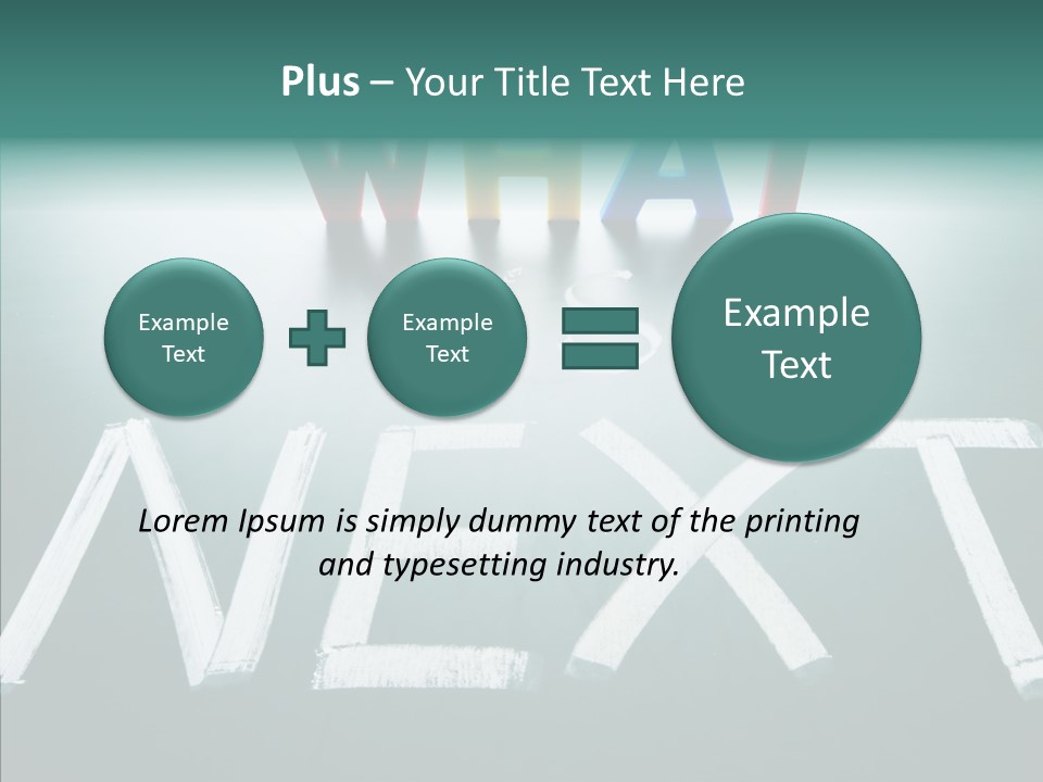 Change White Perspective PowerPoint Template
