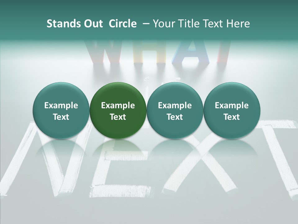 Change White Perspective PowerPoint Template