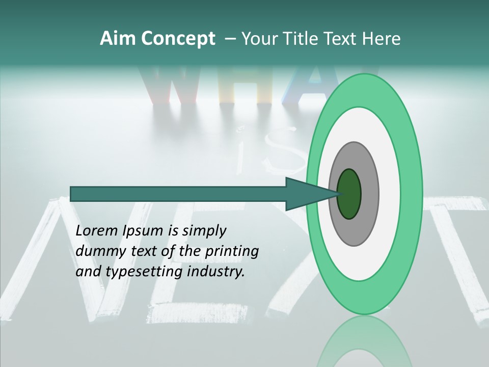 Change White Perspective PowerPoint Template