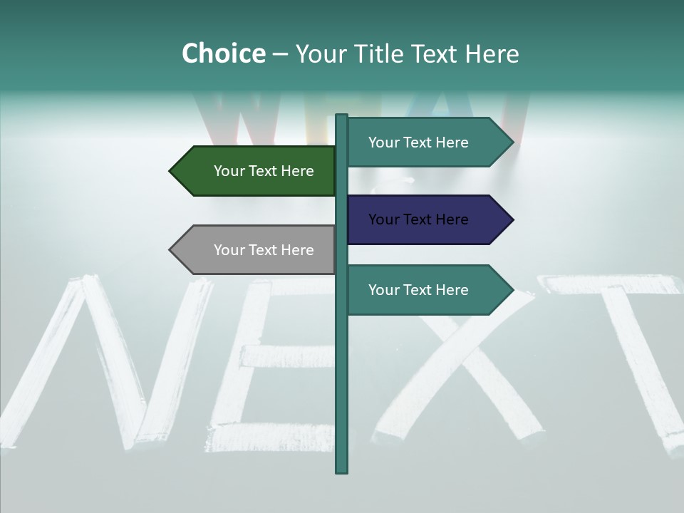 Change White Perspective PowerPoint Template