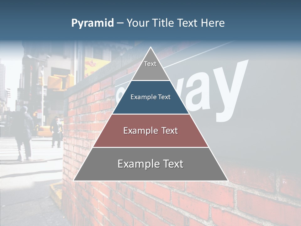 People Midtown Wall PowerPoint Template