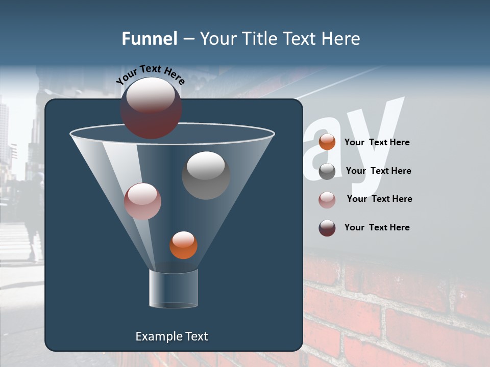 People Midtown Wall PowerPoint Template