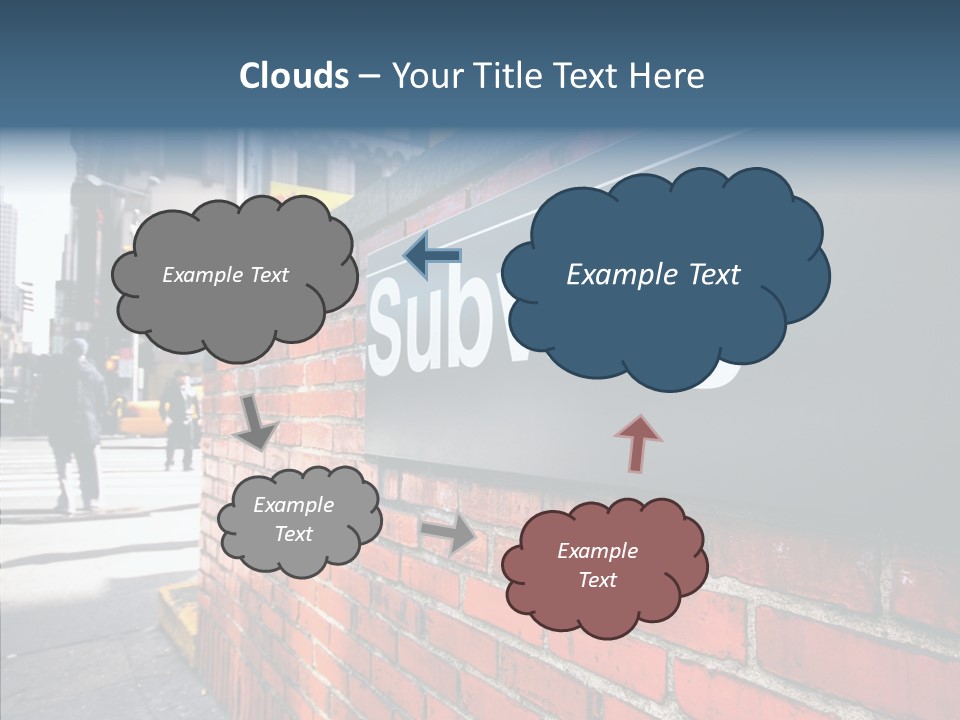 People Midtown Wall PowerPoint Template