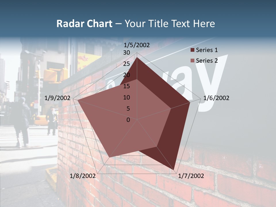 People Midtown Wall PowerPoint Template