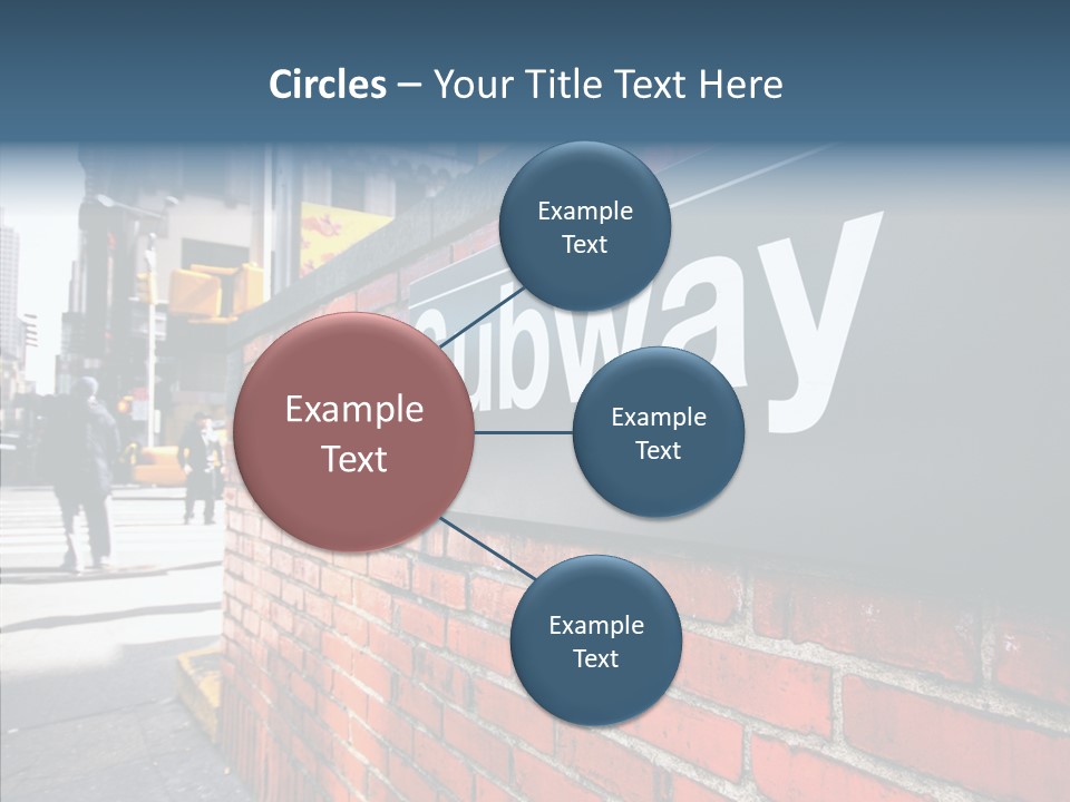 People Midtown Wall PowerPoint Template