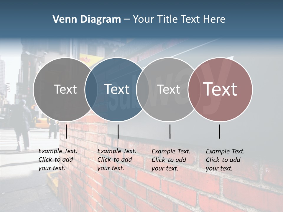 People Midtown Wall PowerPoint Template