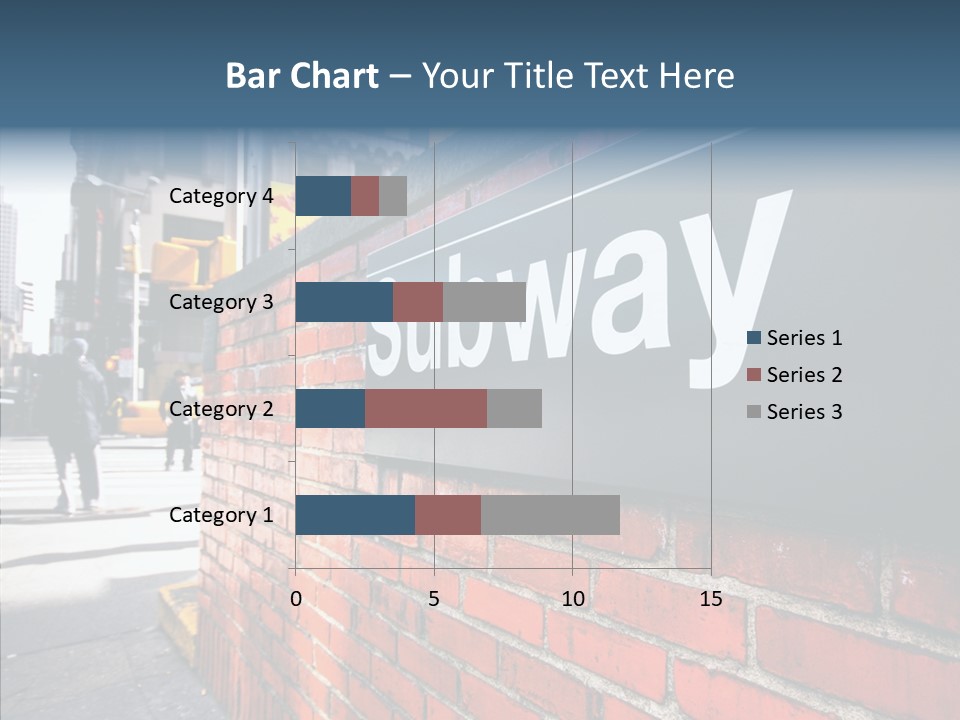 People Midtown Wall PowerPoint Template