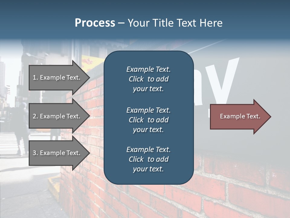 People Midtown Wall PowerPoint Template