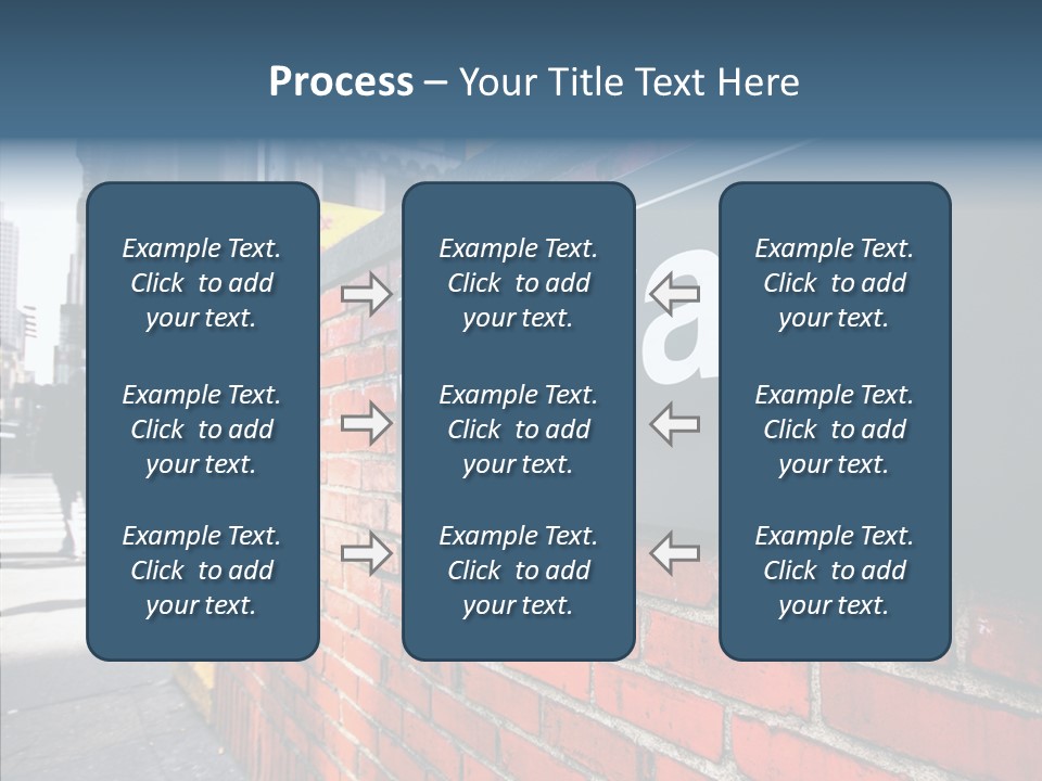 People Midtown Wall PowerPoint Template