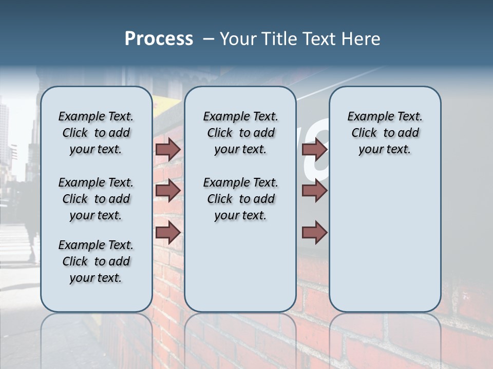 People Midtown Wall PowerPoint Template