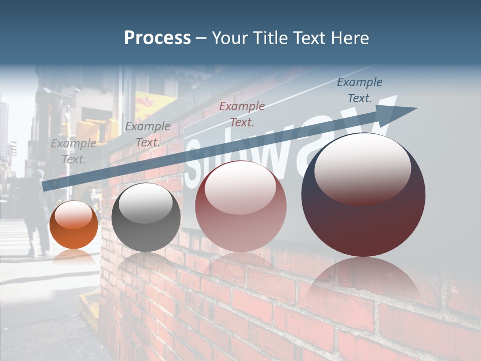 People Midtown Wall PowerPoint Template