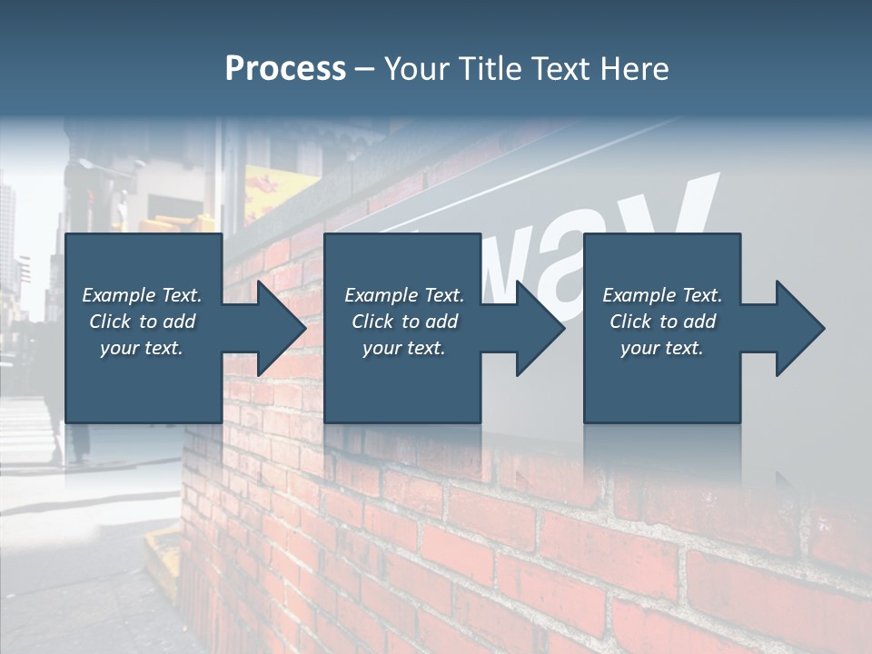 People Midtown Wall PowerPoint Template