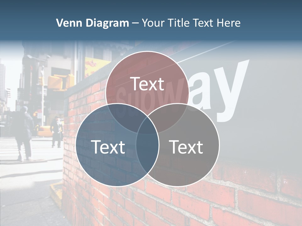 People Midtown Wall PowerPoint Template