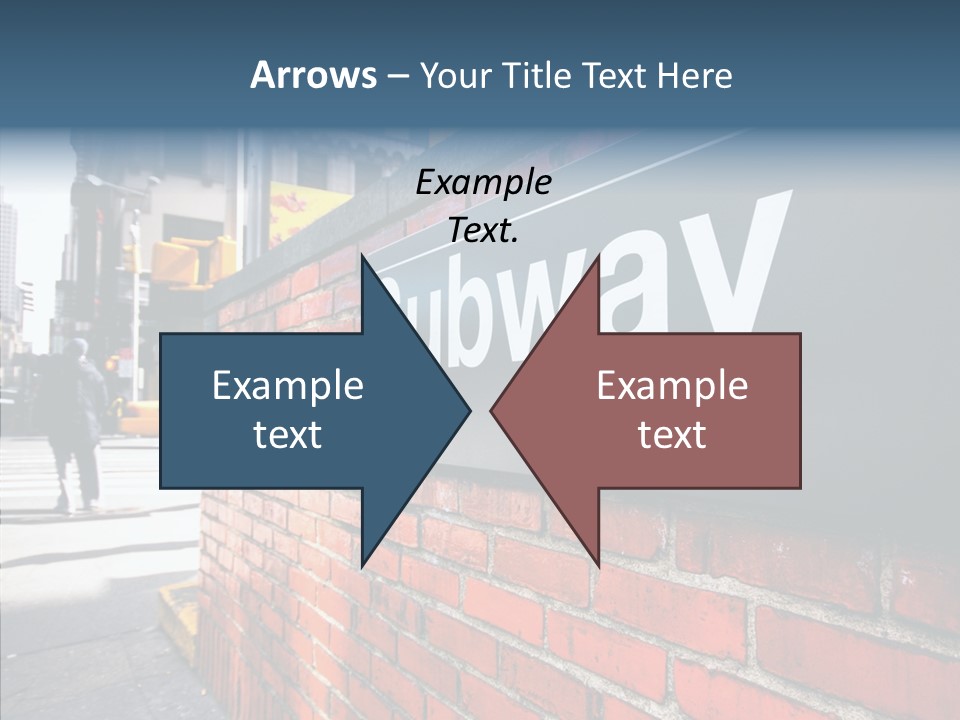 People Midtown Wall PowerPoint Template