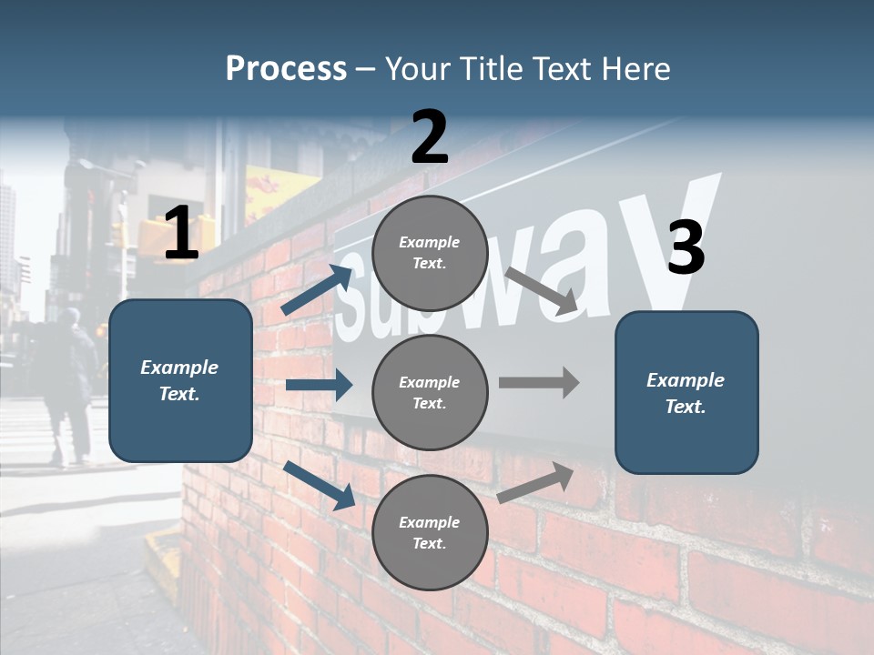 People Midtown Wall PowerPoint Template