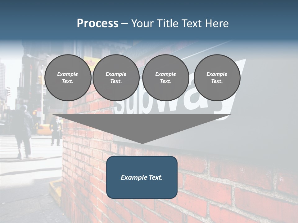 People Midtown Wall PowerPoint Template