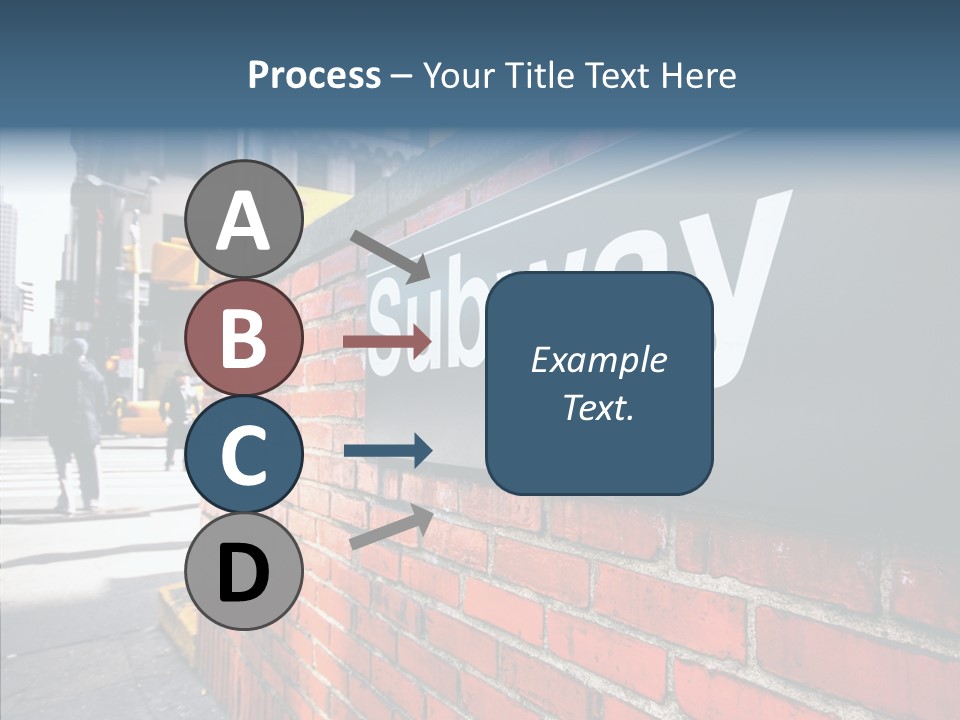 People Midtown Wall PowerPoint Template