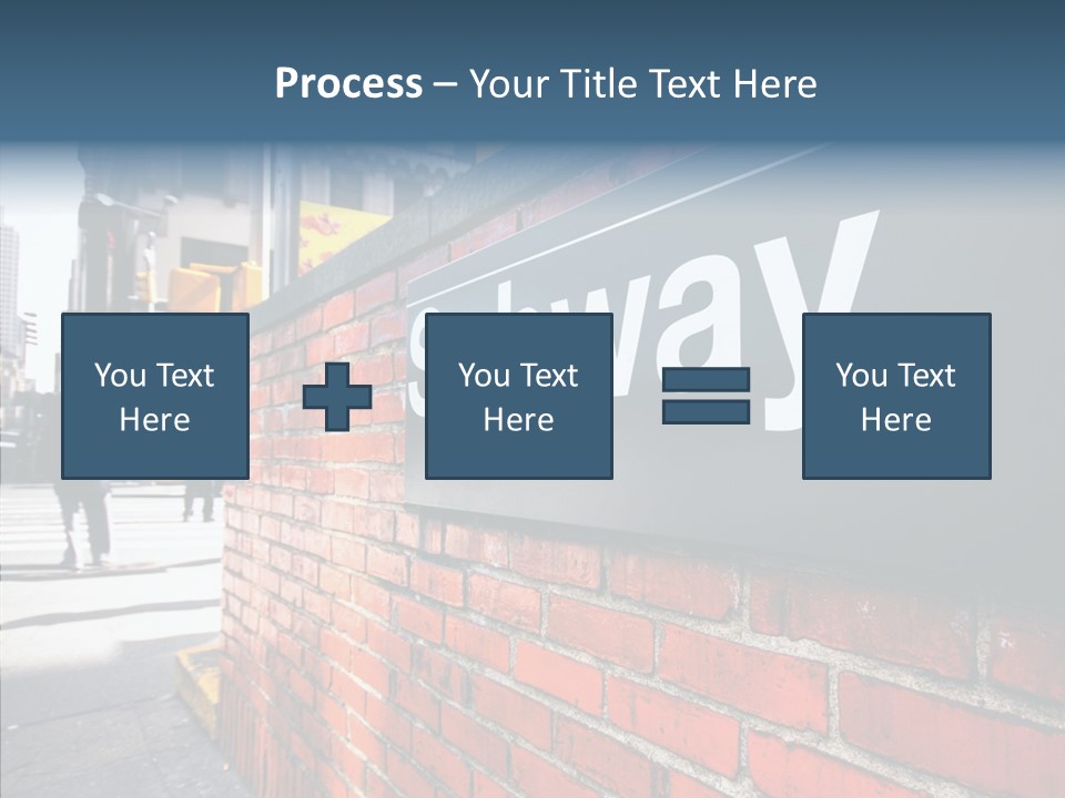 People Midtown Wall PowerPoint Template