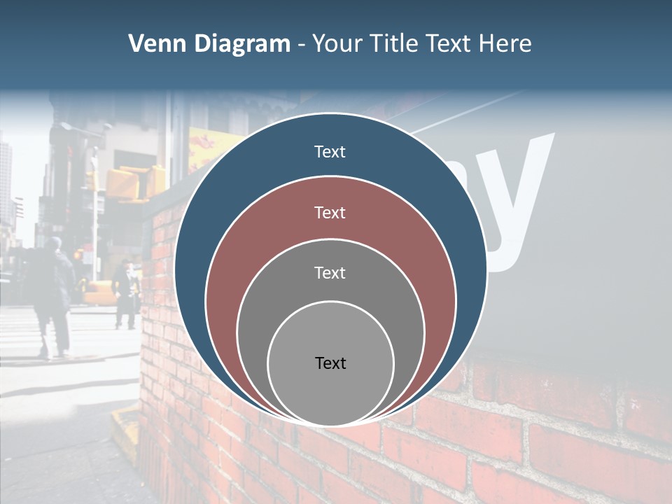 People Midtown Wall PowerPoint Template