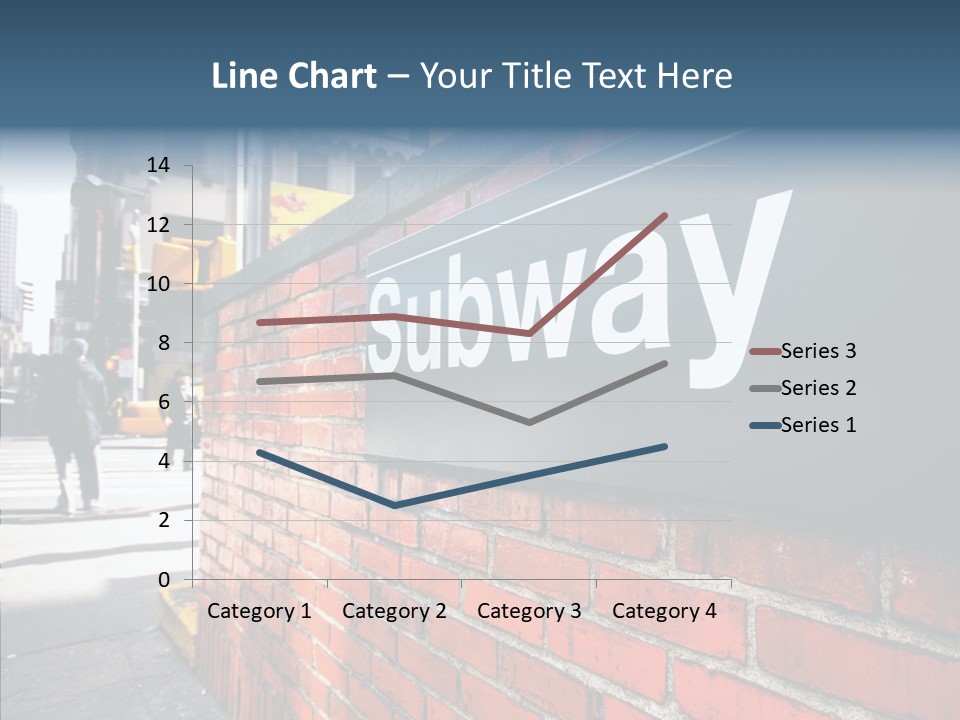 People Midtown Wall PowerPoint Template