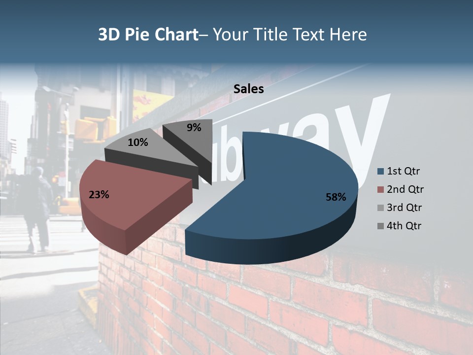 People Midtown Wall PowerPoint Template