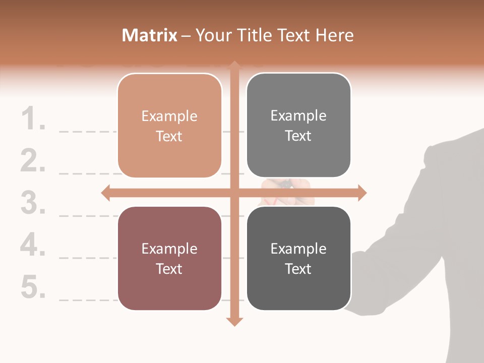 New Write Man PowerPoint Template