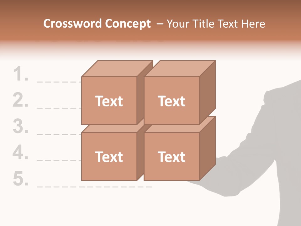 New Write Man PowerPoint Template