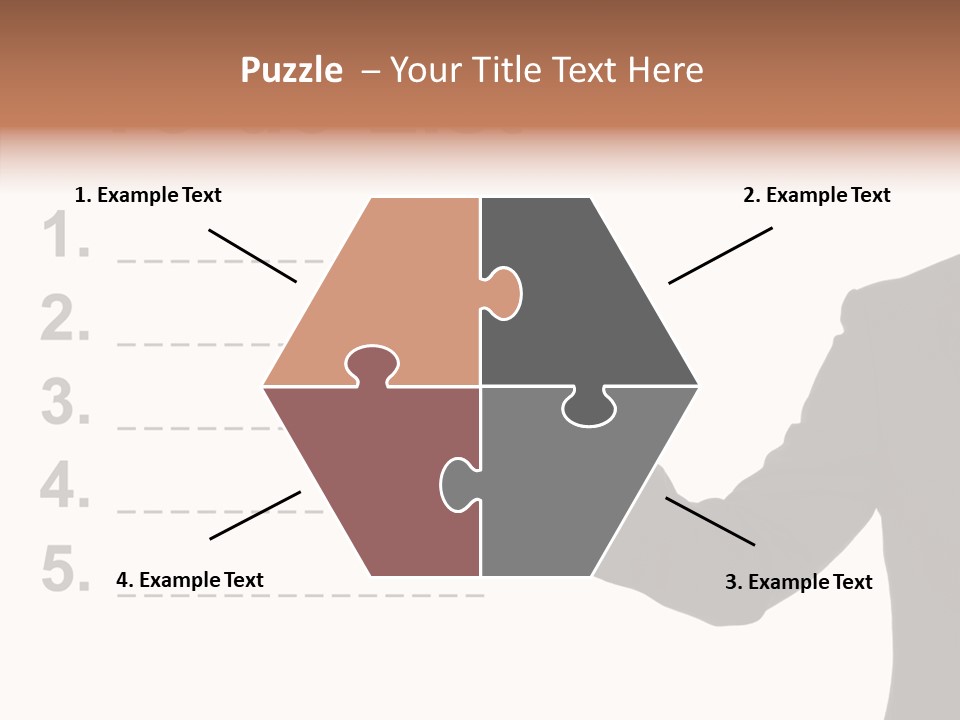 New Write Man PowerPoint Template