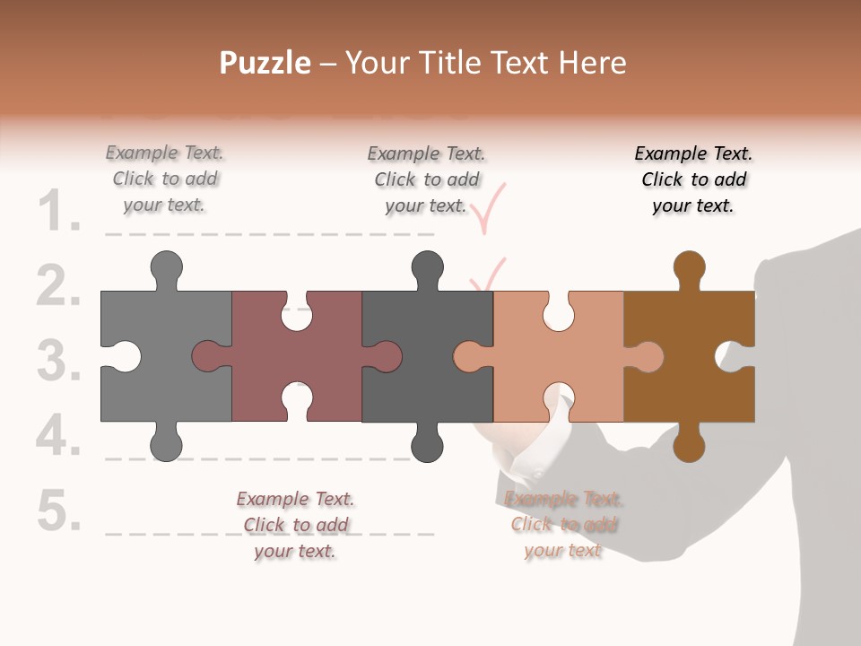 New Write Man PowerPoint Template