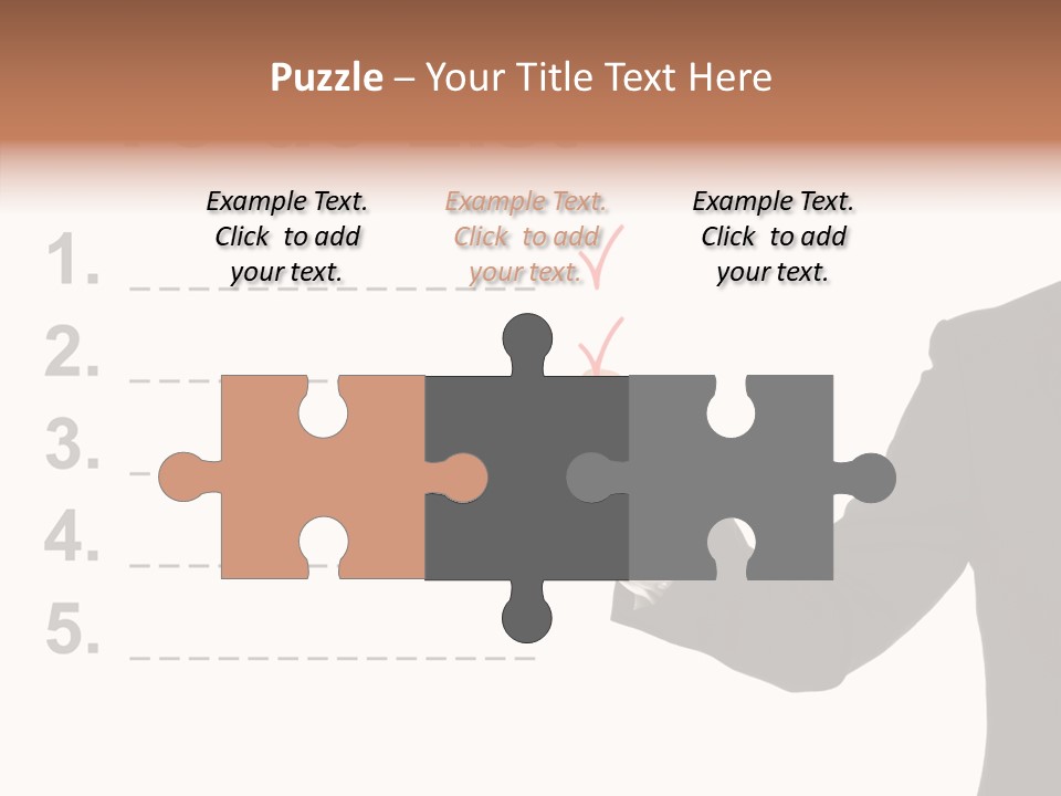 New Write Man PowerPoint Template