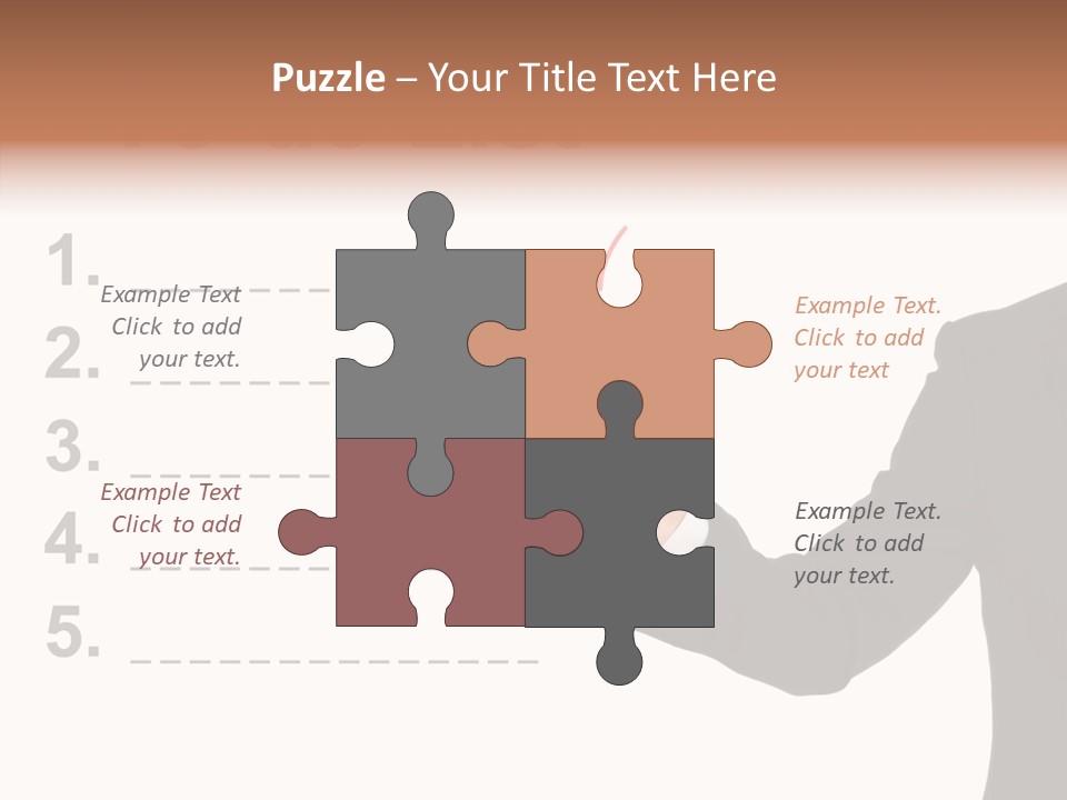 New Write Man PowerPoint Template