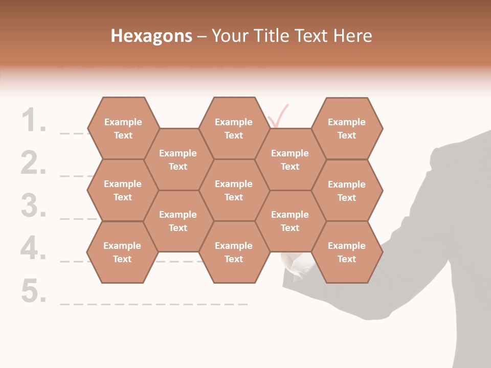 New Write Man PowerPoint Template