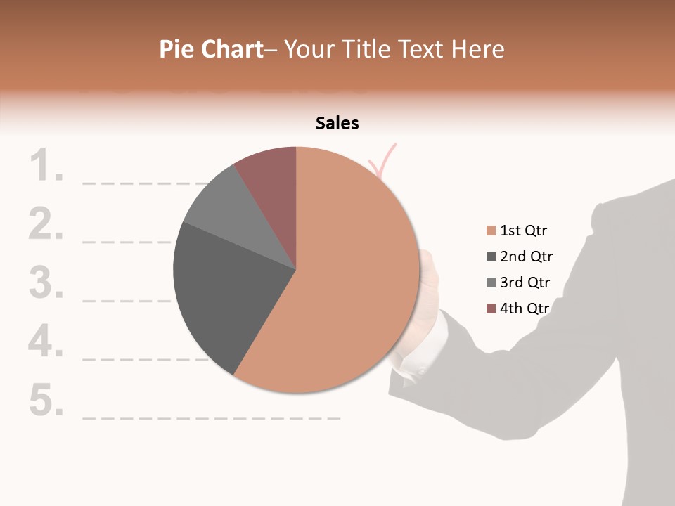 New Write Man PowerPoint Template