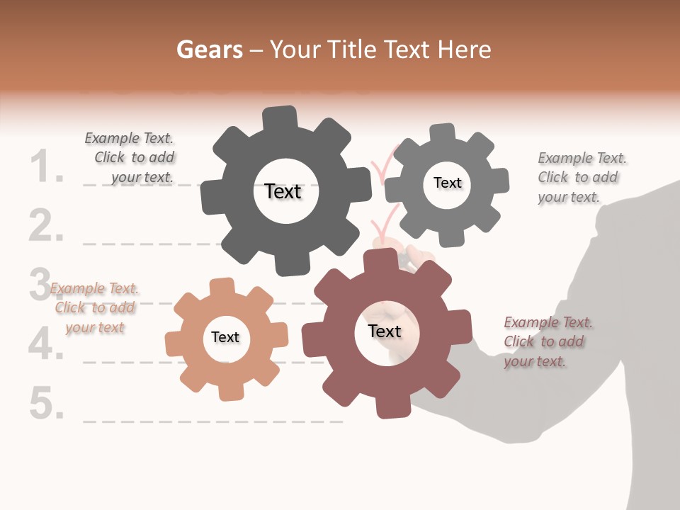 New Write Man PowerPoint Template