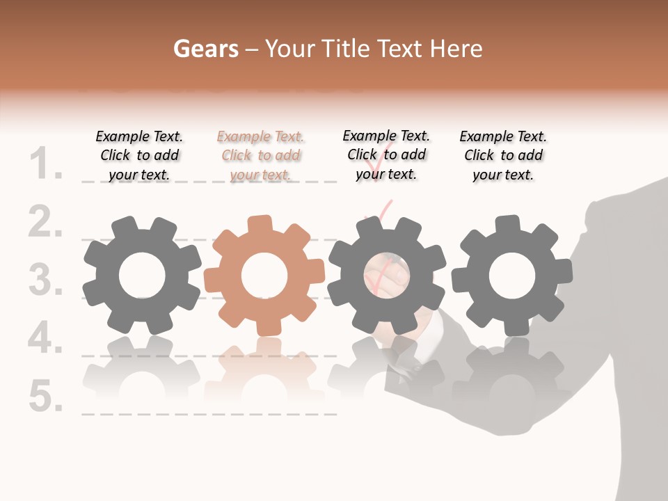 New Write Man PowerPoint Template