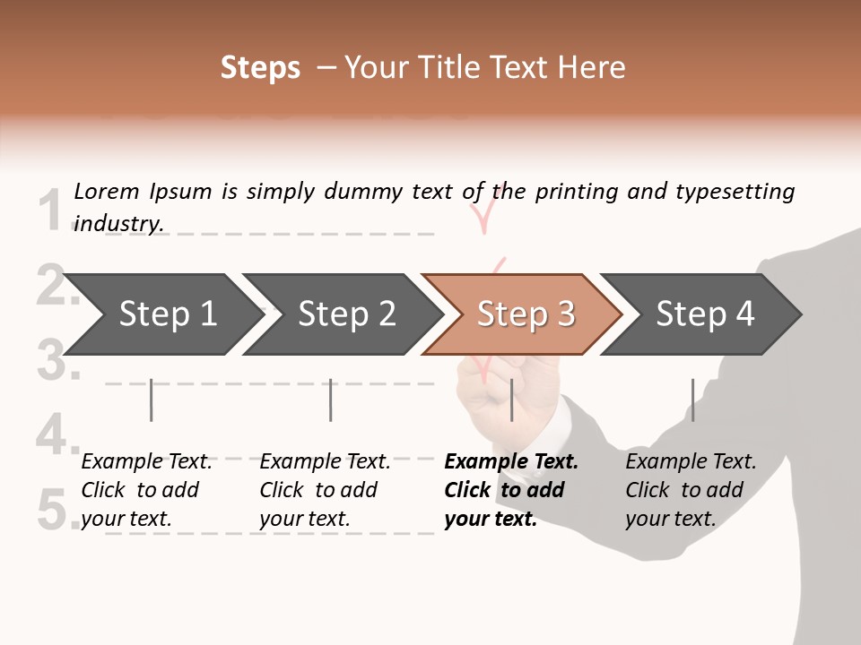 New Write Man PowerPoint Template