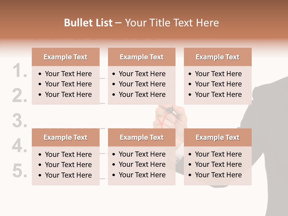 New Write Man PowerPoint Template